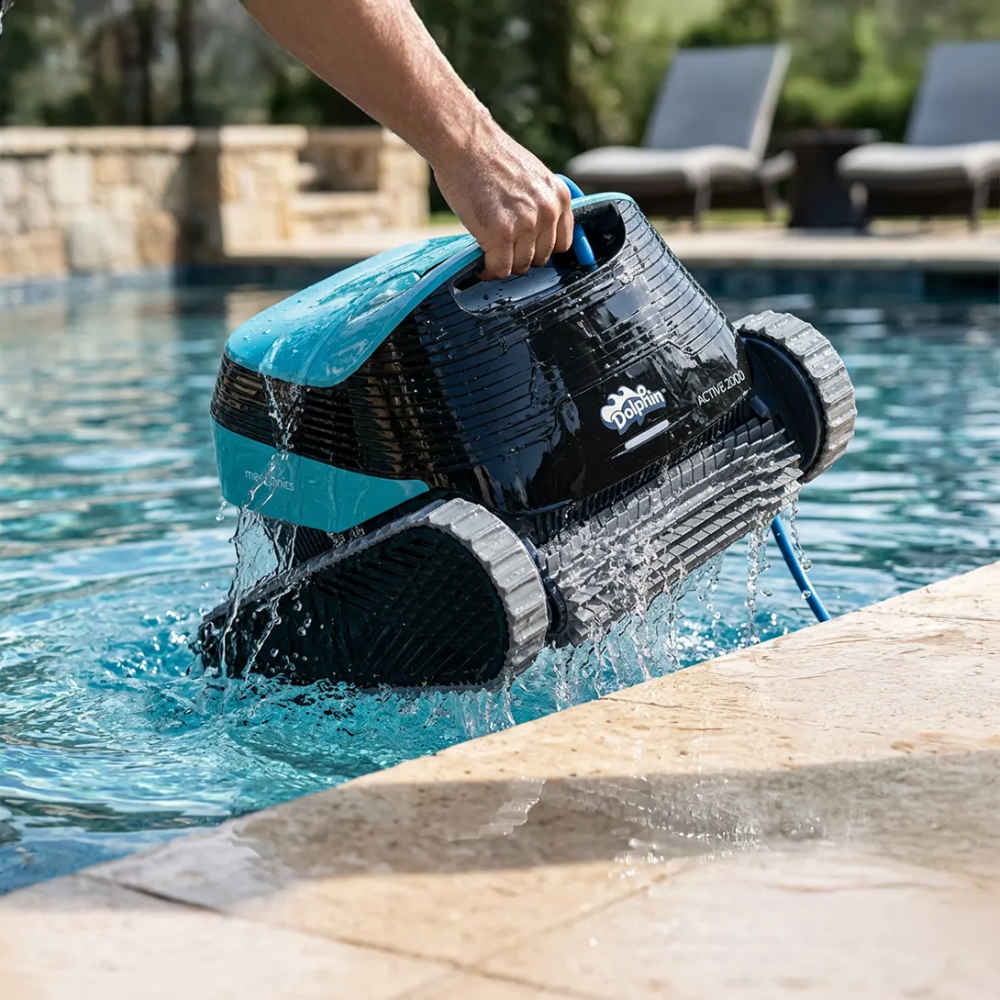 Dolphin Active 2000 Inground Robotic Cleaner - Up to 50ft - Image 3