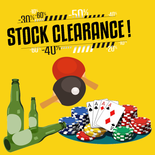 Bar Accessories & Games Room Clearance