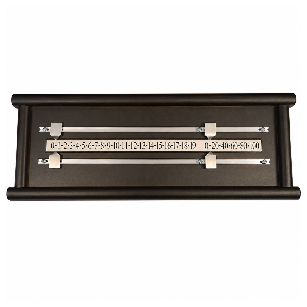 Billiard & Snooker 2 Player Wooden Scoreboard - Espresso