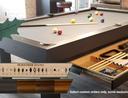 Order Your Custom Pool Table for Christmas (Plus Olhausen Upgrades!)